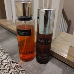 Victoria's Secret Passion Struck Body Mist - Calvin Klein Euphoria Body Mist